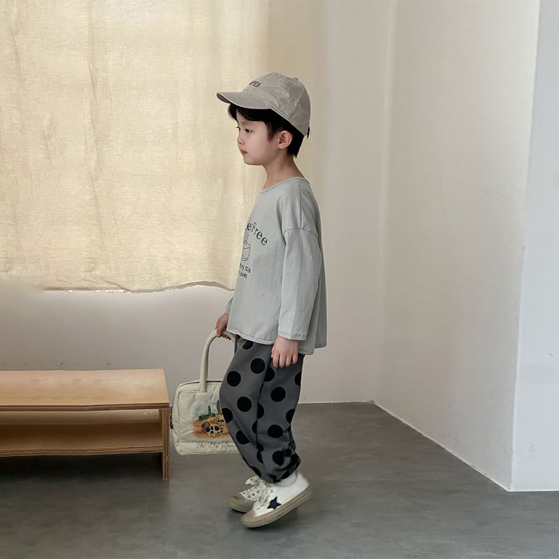 【80-150】長袖Tシャツ デザートプリント シンプル 定番 兄妹お揃い - 画像 (11)