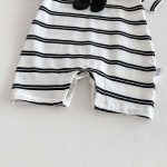 【66-90】オールインワン パンダ ボーダー 可愛い ベビー服 - 画像 (10)