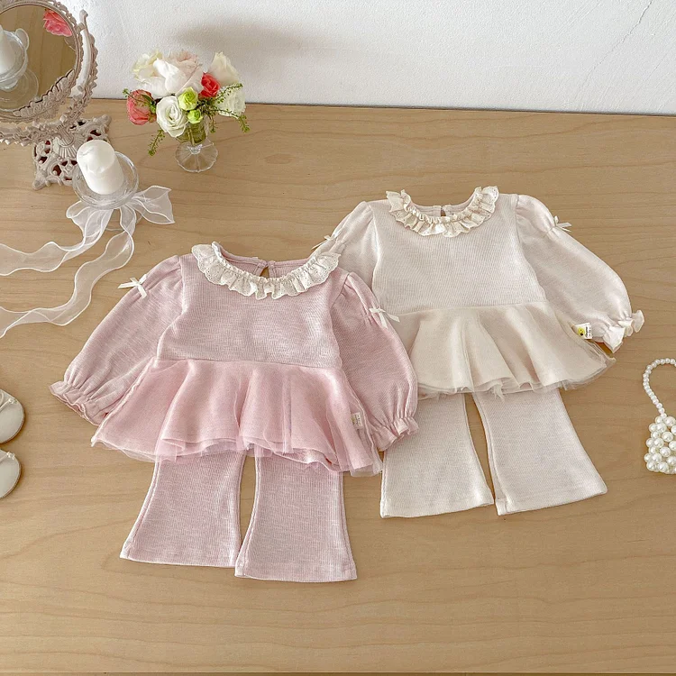 【73-110】セットアップ フリル襟 可愛い おしゃれ 上下セット - 画像 (4)