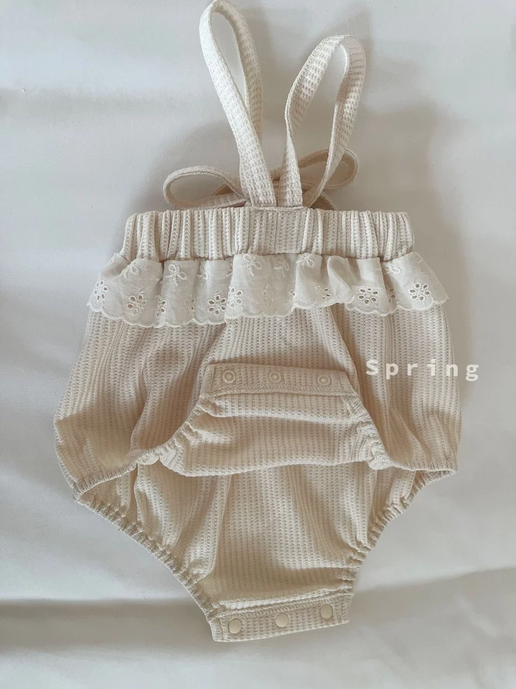 【73-90】ロンパース or トップス フリルレース 可愛い ベビー服 - 画像 (7)