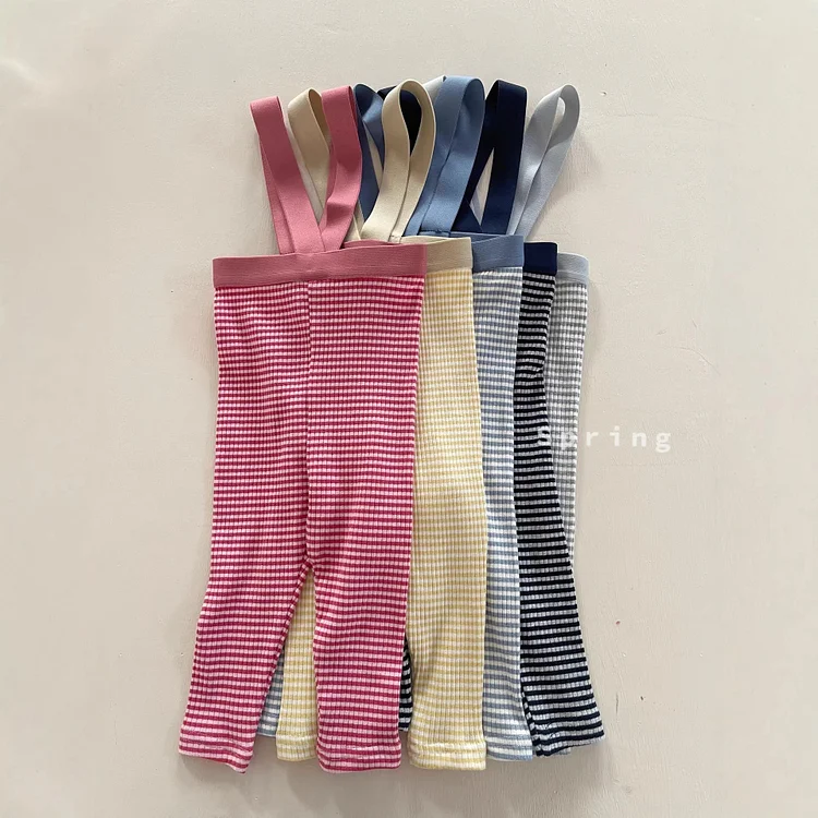 【73-100】サロペット カラフル 切り替え 履きやすい ボトムス - 画像 (4)
