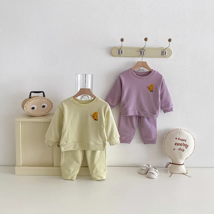 【73-110】セットアップ パン柄 可愛い 着心地良い - 画像 (3)