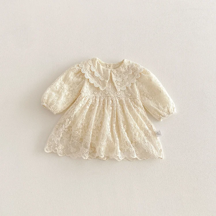 【66-90】ロンパース レース風 肌触り良い おしゃれ ベビー服 - 画像 (6)