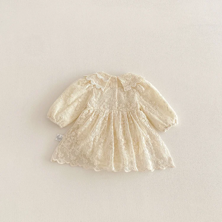 【66-90】ロンパース レース風 肌触り良い おしゃれ ベビー服 - 画像 (8)