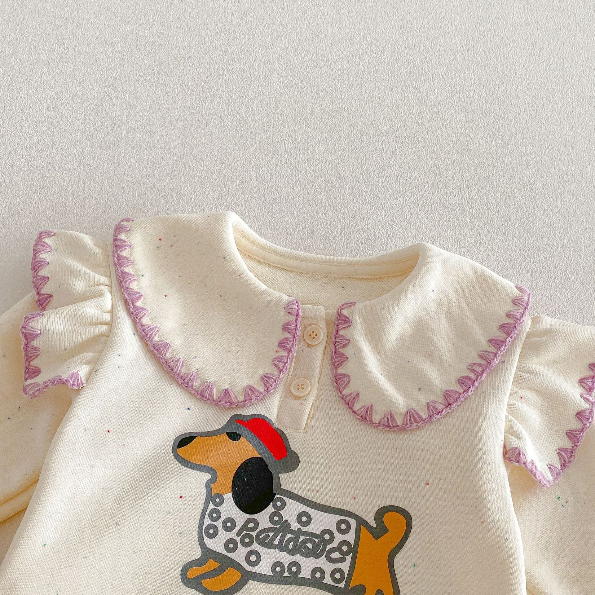 【73-110】セットアップ 可愛い ドッグ柄 人気 - 画像 (15)