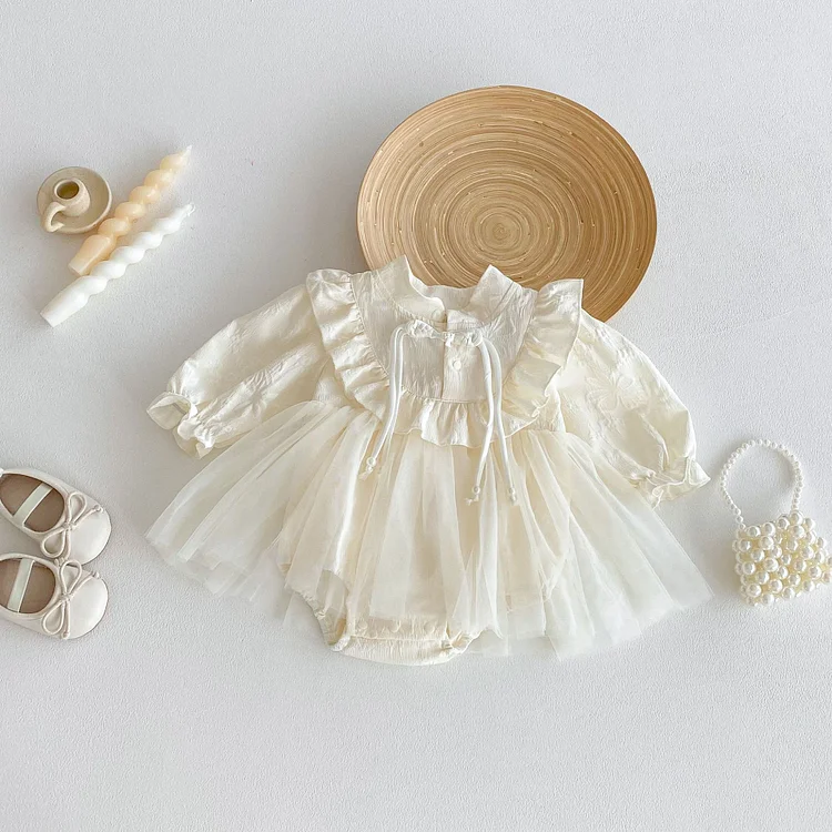 【66-90】ロンパース 可愛い ワンピース 肌触り良い ベビー服 - 画像 (3)