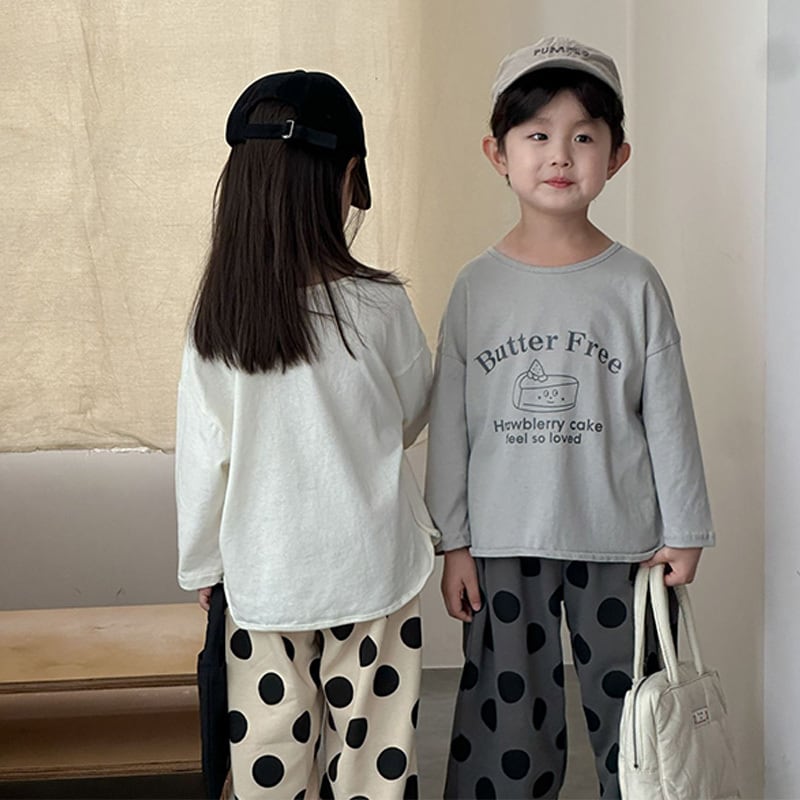 【80-150】長袖Tシャツ デザートプリント シンプル 定番 兄妹お揃い - 画像 (7)