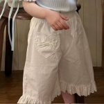 【80-130】半袖 Tシャツorパンツ 女の子 韓国風 合わせやすい こなれ感 着せやすい - 画像 (8)