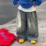 【90-160】パンツ 男の子 デニム素材 合わせやすい デイリー 快適 ボトムス - 画像 (2)