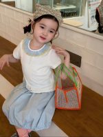 【90-140】Tシャツ or スカート 女の子 ドット柄 きれいめ - 画像 (3)