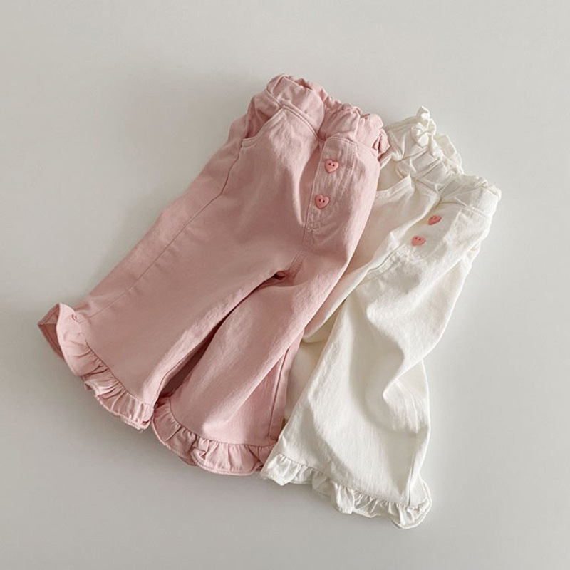 【80-130cm】女の子 ワイドパンツ おしゃれ 履きやすい