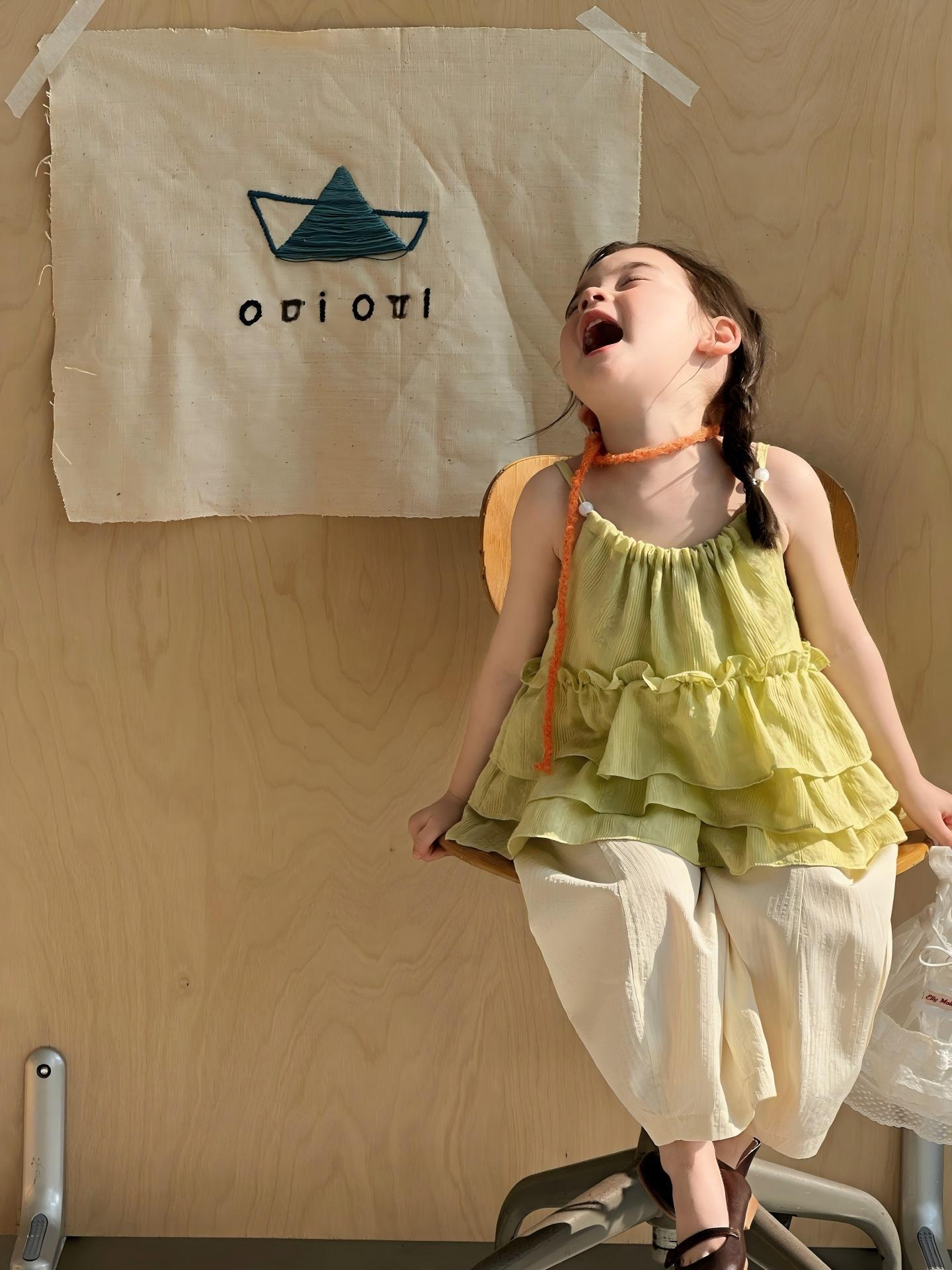 【90-140】キャミソール or ワイドパンツ 女の子 おしゃれ フリルデザイン - 画像 (3)
