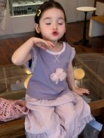 【90-140】ベスト or パンツ 女の子 可愛い レース - 画像 (3)