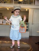 【90-140】Tシャツ or スカート 女の子 ドット柄 きれいめ - 画像 (4)