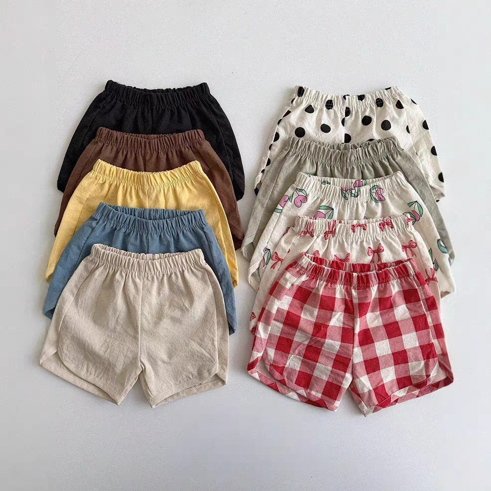 【73-120】ベビー ショートパンツ カラバリ豊富 通気性抜群 - 画像 (4)