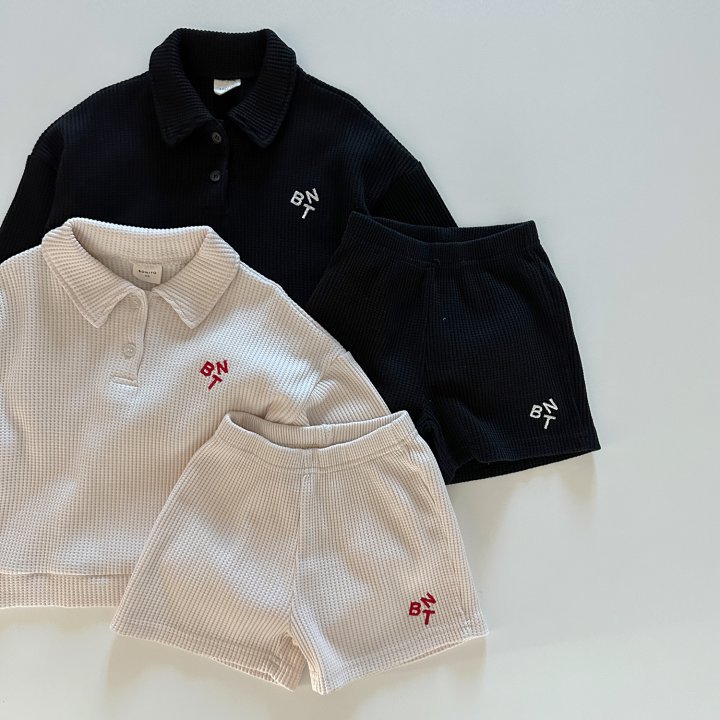 【80-130】二点セット 長袖トップス+ショートパンツ カジュアル - 画像 (6)
