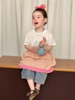 【90-140】Tシャツ or 付き裾 or デニムパンツ 女の子 可愛い - 画像 (4)