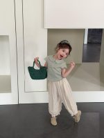 【90-150】Ｔシャツ or パンツ 女の子 丸襟 ナチュラル - 画像 (3)