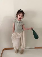 【90-150】Ｔシャツ or パンツ 女の子 丸襟 ナチュラル - 画像 (5)