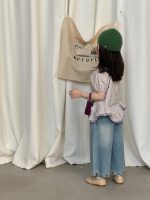 【90-140】半袖トップス or デニムパンツ 女の子 花柄 フリルデザイン - 画像 (7)
