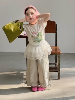 【90-140】Tシャツ or パンツ 女の子 プリント おしゃれ ゆったり - 画像 (4)