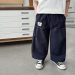 【90-150】ロングパンツ 男の子 アウトドア風 タグデザイン 軽量 薄手 カジュアル パンツ - 画像 (7)