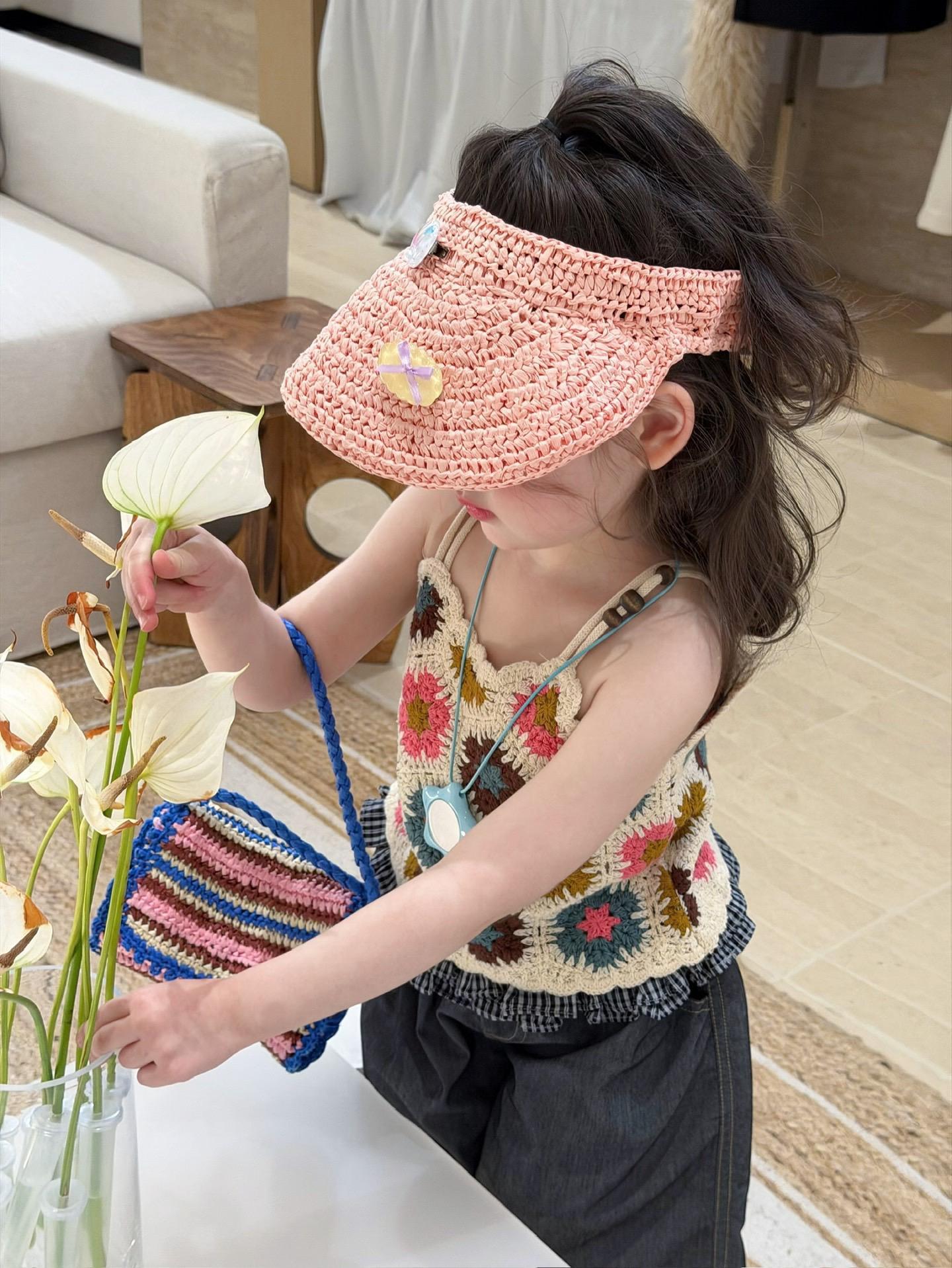 【90-140】ニットキャミソール or ハーフパンツ 女の子 花柄 お出かけに - 画像 (7)