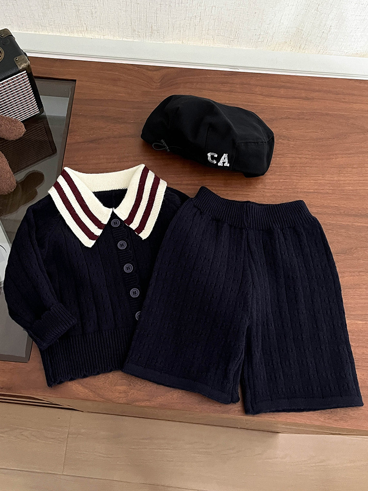 【73-110】ベビー ニット トップス/パンツ キャンパス - 画像 (4)