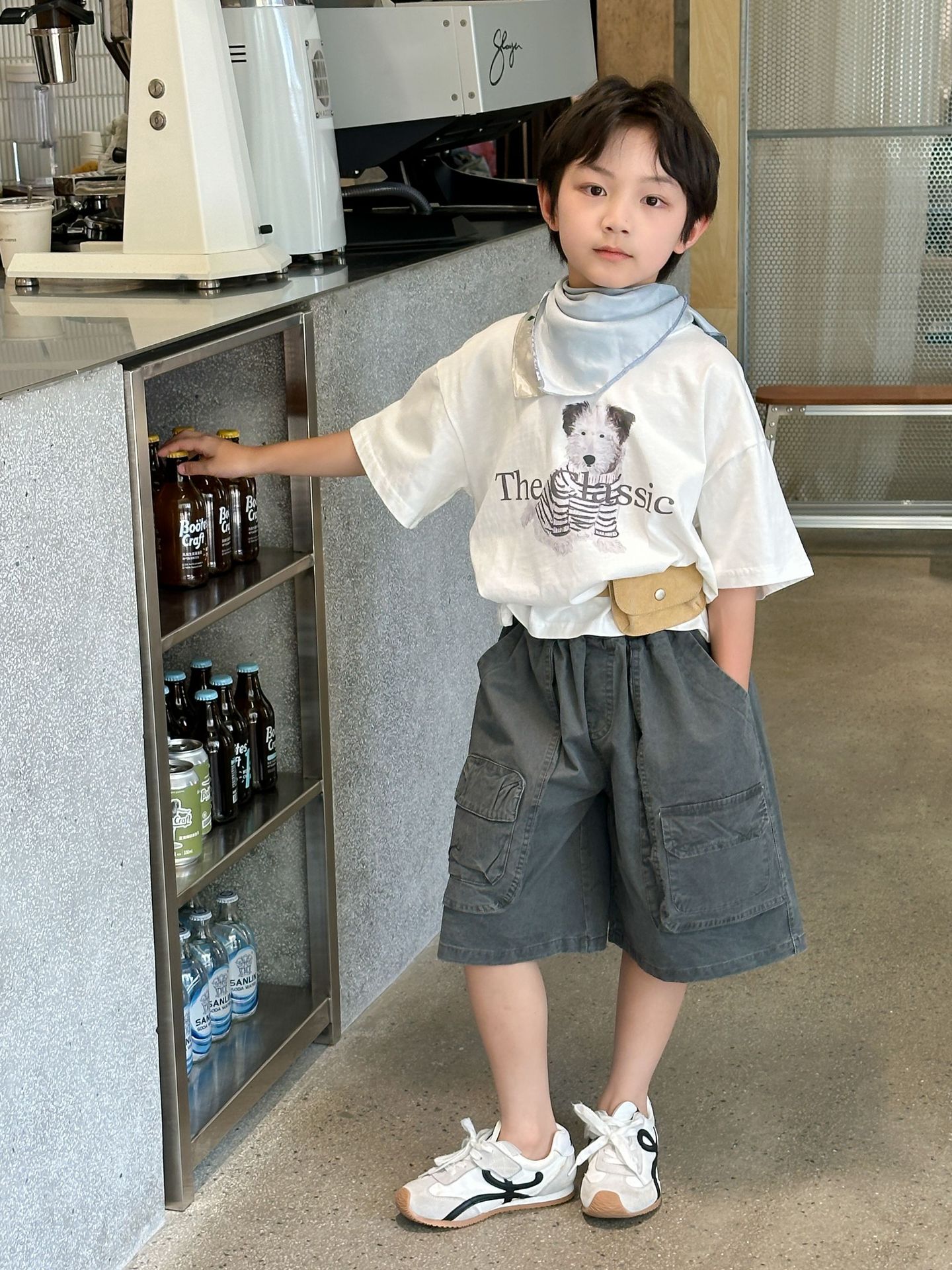 【90-150】Tシャツ 可愛い 犬柄 プリント カジュアル 半袖 トップス - 画像 (9)