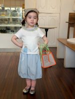 【90-140】Tシャツ or スカート 女の子 ドット柄 きれいめ - 画像 (7)