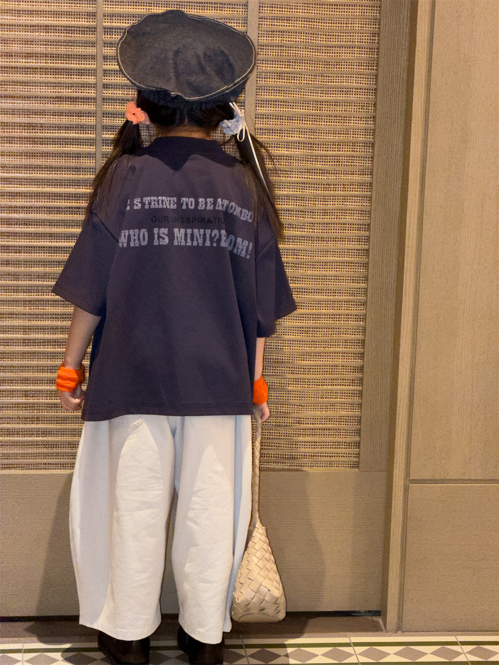 【90-150】Tシャツ 半袖 キッズ バックプリント 男女兼用 ゆったり カジュアル トップス 子供服 - 画像 (10)