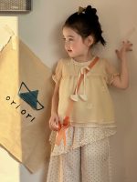 【90-140】Ｔシャツ or パンツ 女の子 ドット柄 通気性抜群 - 画像 (6)