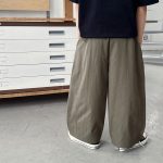 【90-150】ロングパンツ 男の子 アウトドア風 タグデザイン 軽量 薄手 カジュアル パンツ - 画像 (6)