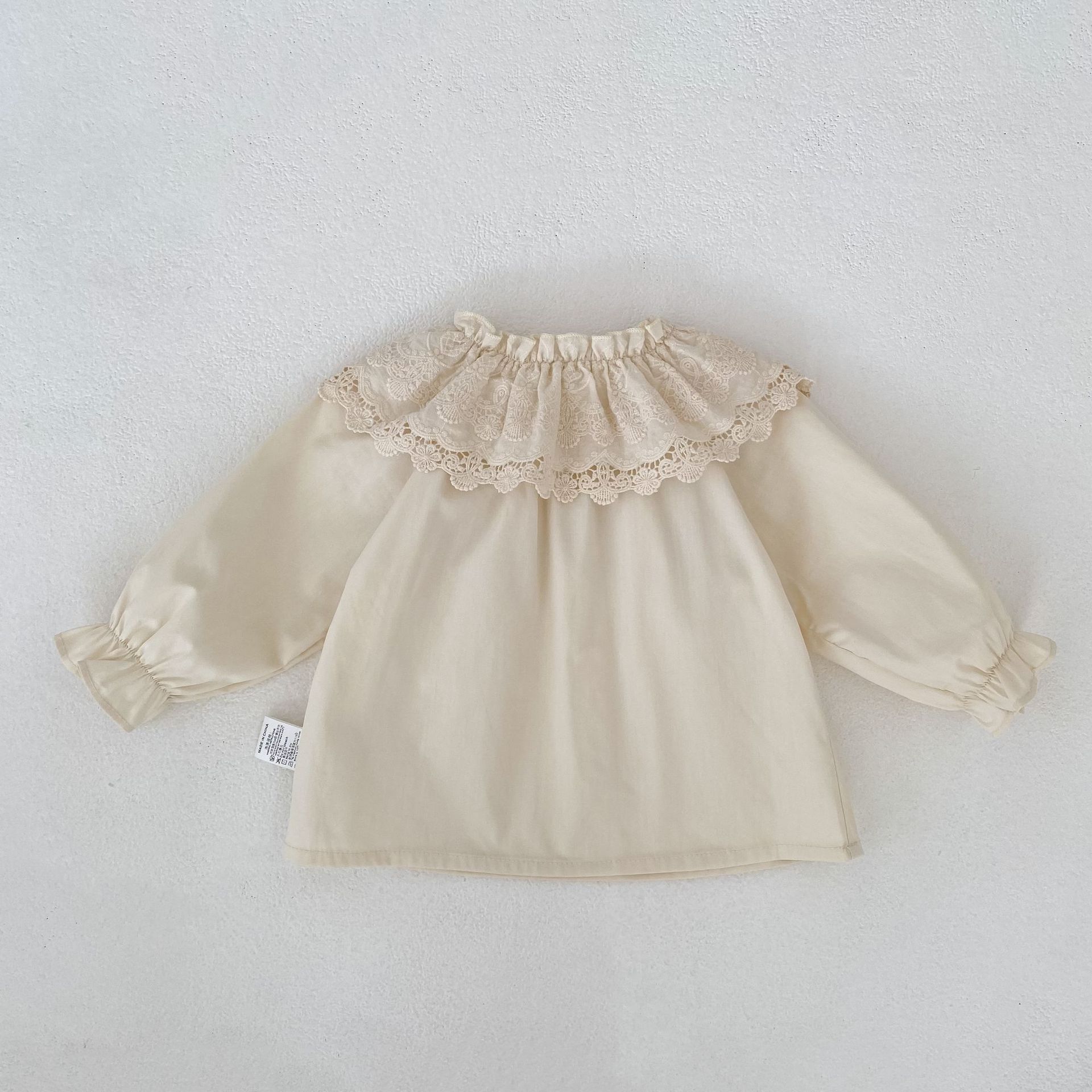 【73-130】フリル襟 トップス 女の子 肌触りが良い - 画像 (7)