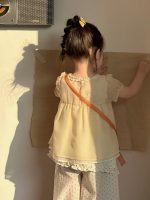 【90-140】Ｔシャツ or パンツ 女の子 ドット柄 通気性抜群 - 画像 (7)