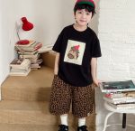 【90-150】ショートパンツ 男の子 レオパード柄 タグ付き ゆったり カジュアル ボトムス - 画像 (8)