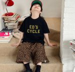 【90-150】ショートパンツ 男の子 レオパード柄 タグ付き ゆったり カジュアル ボトムス - 画像 (3)