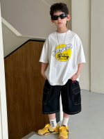 【90-160】半袖 Tシャツ 男の子 ストリート風 ポップデザイン - 画像 (7)