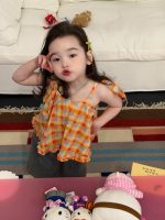 【90-140】キャミソール or デニムパンツ 女の子 チェック柄 - 画像 (5)