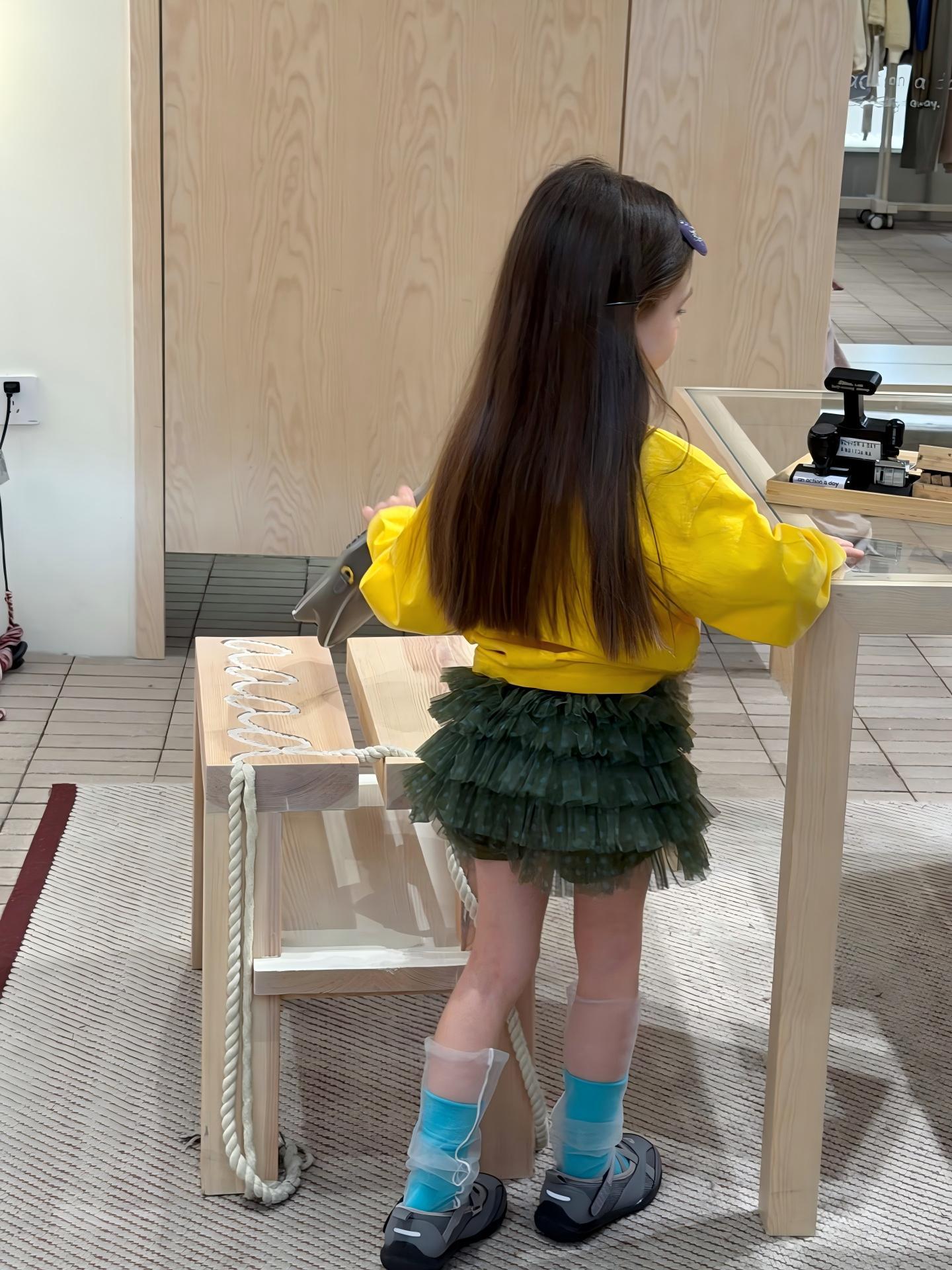 【90-140】長袖Tシャツ or ボリュームスカート 女の子 英字プリント ガーリー - 画像 (8)