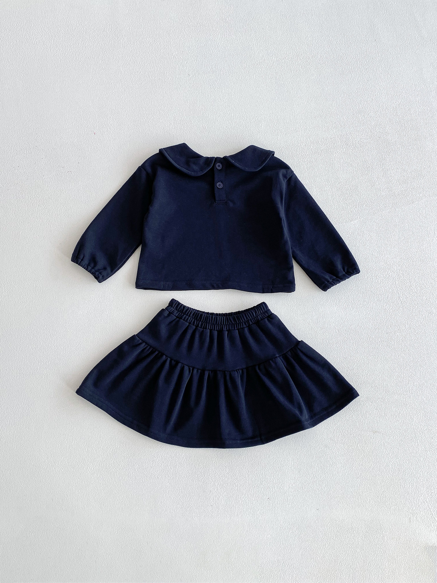 【73-110】セットアップ ベビー 女の子 トップス+スカート おしゃれ リボン付き - 画像 (13)