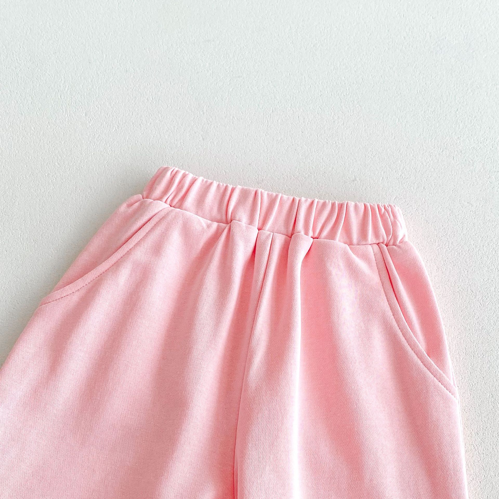 【80-130】セットアップ キッズ トレーナー+パンツ アルファベット - 画像 (15)