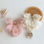 【66-90】ロンパース ベビー おしゃれ ふわふわ チューリップ - 画像 (4)