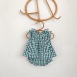 【73-110】セットアップ ベビー 女の子 かわいい チェック - 画像 (4)