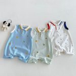 【66-90】ロンパース ノースリーブ カートゥーン 可愛い ベビー服 - 画像 (12)