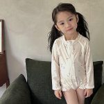 【90-140】水着 女の子 バナナ柄 ガーリー プール遊び - 画像 (3)