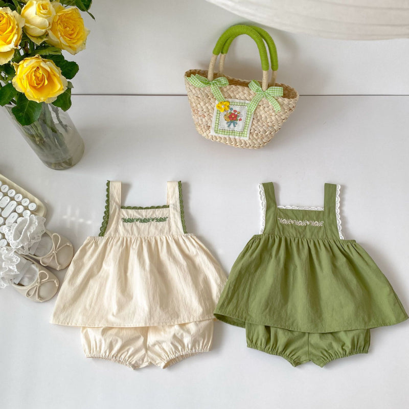 02_fb8faff5-b860-4f9e-a84d-51b534699267.jpg 【66-100】セットアップ ベビー 無地 刺繍 ナチュラル - 画像 (1)
