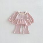 【73-110】セットアップ パフスリーブ シンプル 可愛い 女の子 - 画像 (6)