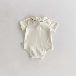 【66-90】ロンパース 蝶ネクタイ シンプル おしゃれ ベビー服 - 画像 (9)
