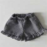 【73-100】セットアップ ベビー フリル チェック - 画像 (6)